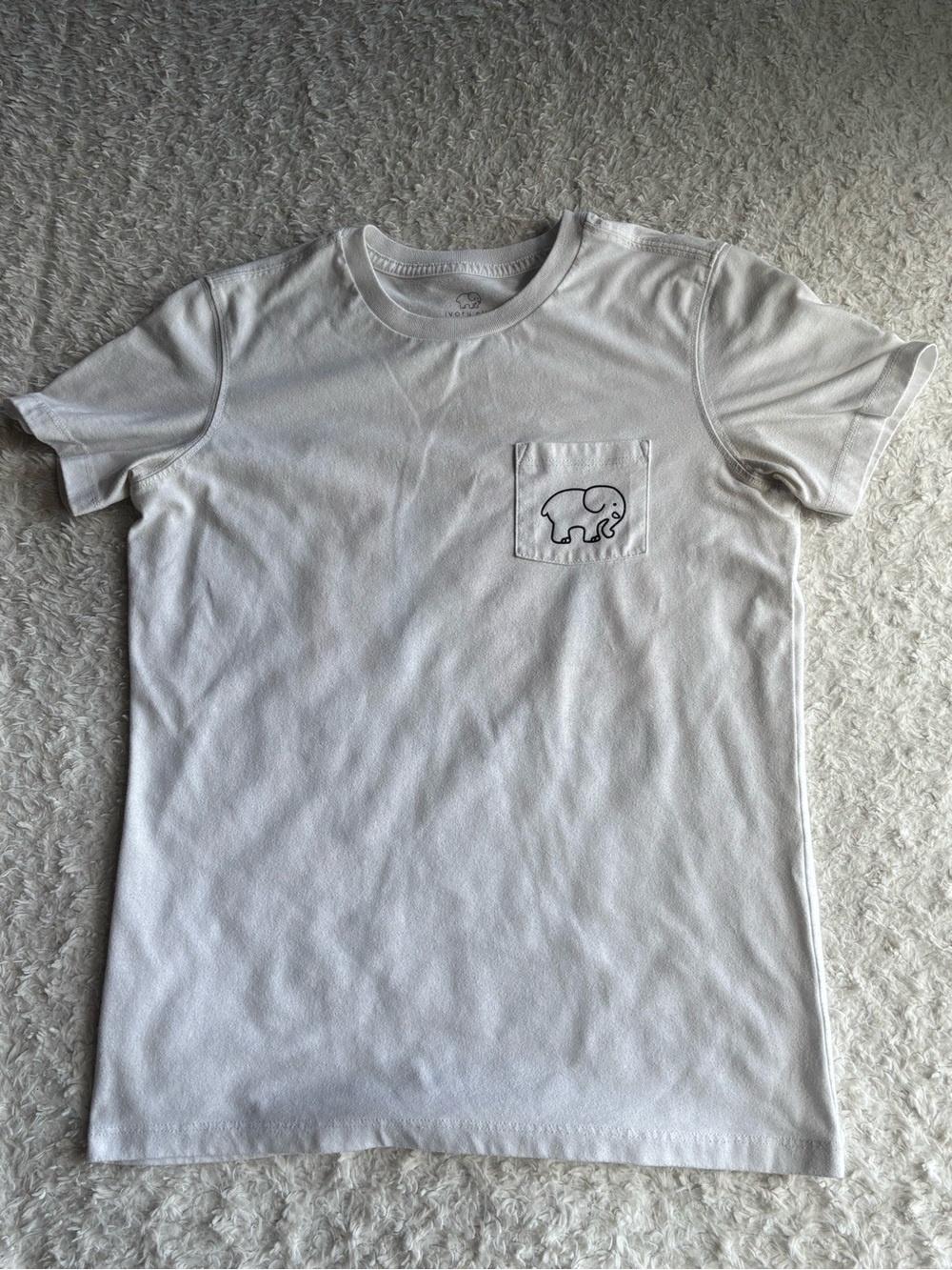 Ivory Ella kids Pocket Tee with Elephant Graphic